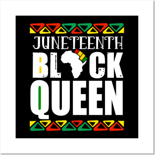 Juneteenth Black Queen Posters and Art